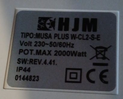 Toalheiro Elétrico HJM MUSA PLUS