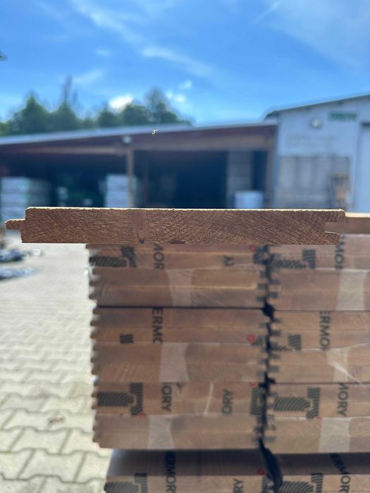 Deska Elewacyjna drewniana Thermo Świerk Szczotkowana 20x185mm C15