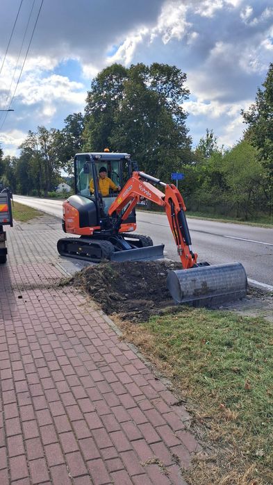 usługi minikoparką