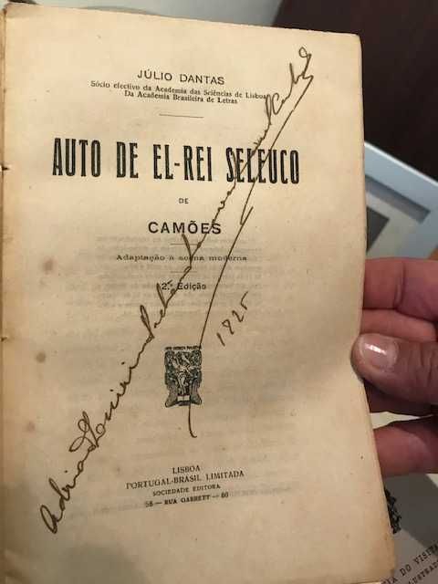 Julio Dantas - Auto El Rei Seleuco e O 1.º Beijo