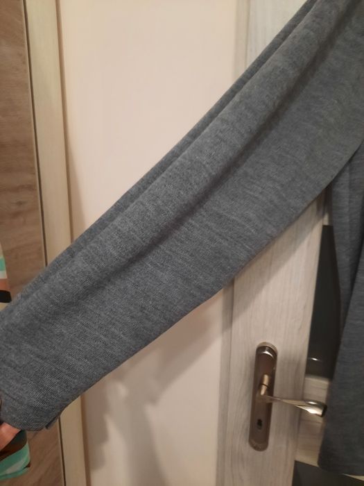 Ulla Popken Selection śliczny cienki sweterek  100% wełna merino 58-60