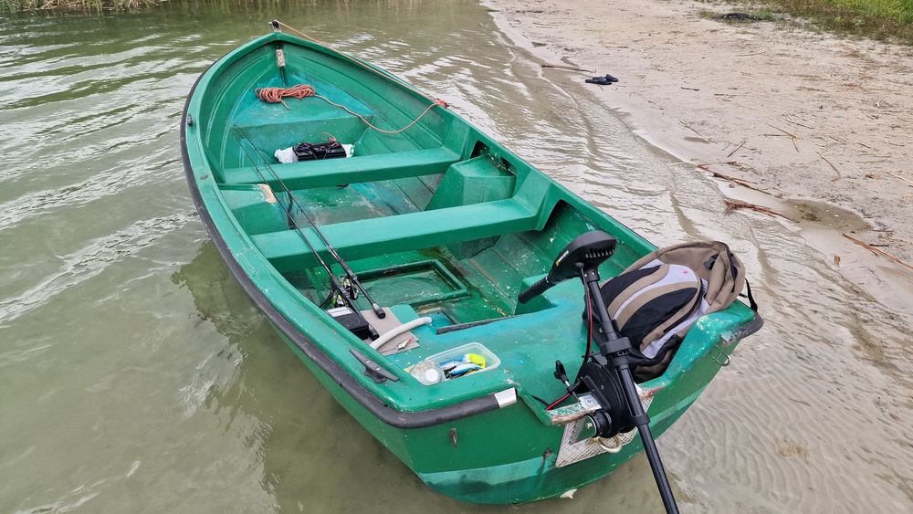 Duża łódź wedkarska Wanda+ Minnkota 55+koyosonic 120Ah