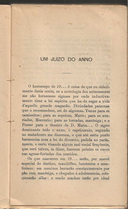 Barbear, Pentear (Jornal D’ Um Vagabundo) Edição de 1923