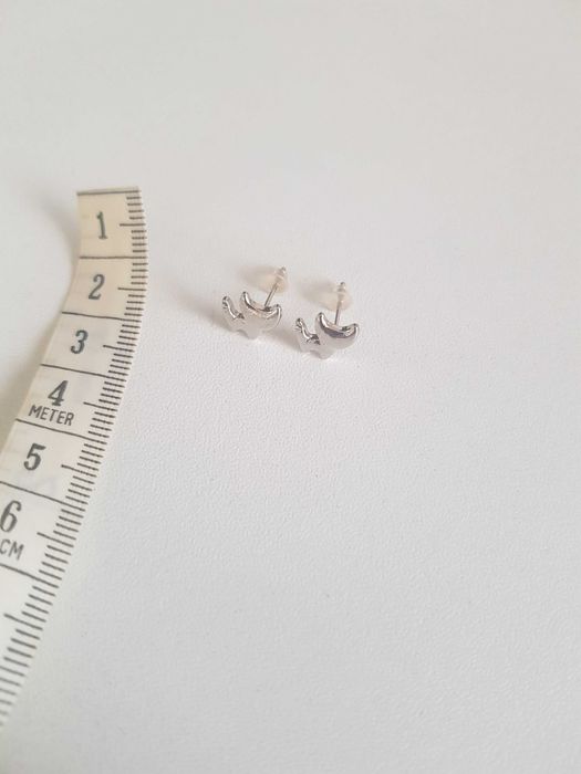 Kolczyki srebrne kotki koty