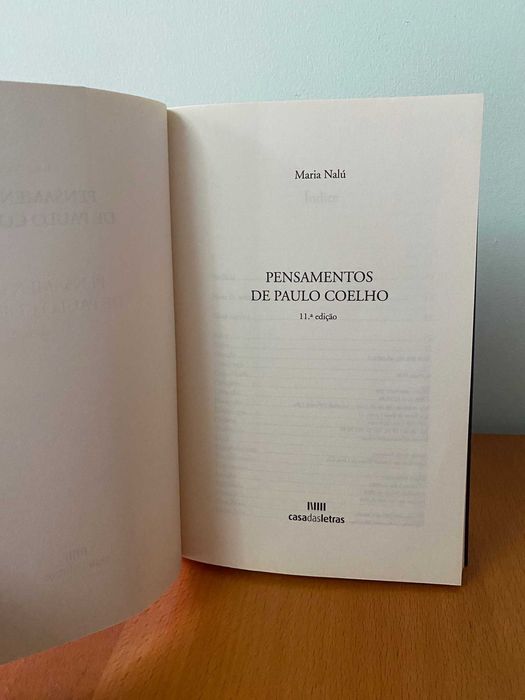 Pensamentos de Paulo Coelho - Maria Nalú