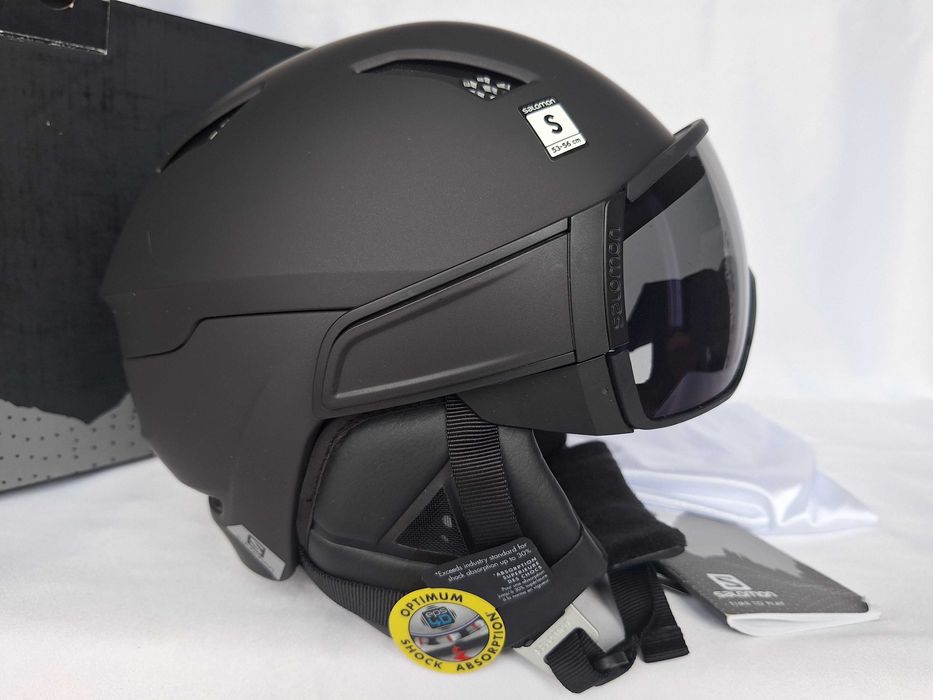 Kask narciarski Salomon Driver S All Black Silver S 53-56cm