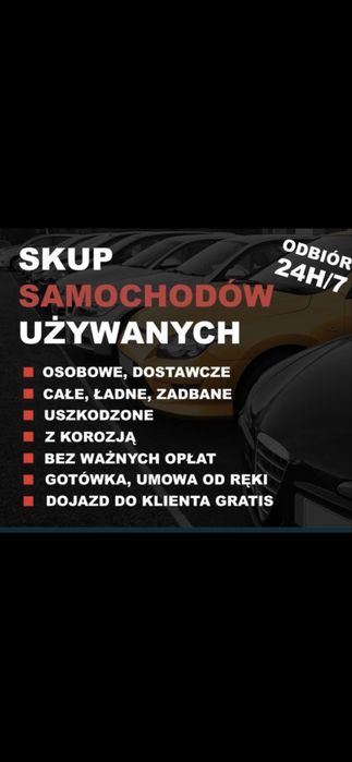 Skup aut Brodnica, Rypin, Golub, Wąbrzeźno, Nowe Miasto, Lidzbark i okolice