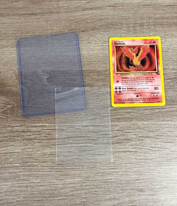 Moltres 27/62 Fossil Carta Pokémon Original TCG WOTC - ING