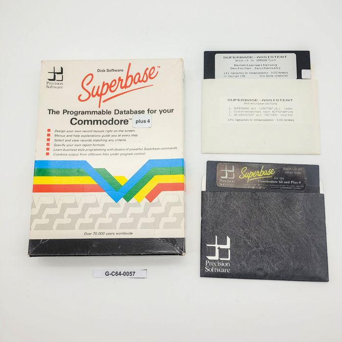 Superbase The Programmable Database Commodore 16/Plus 4
