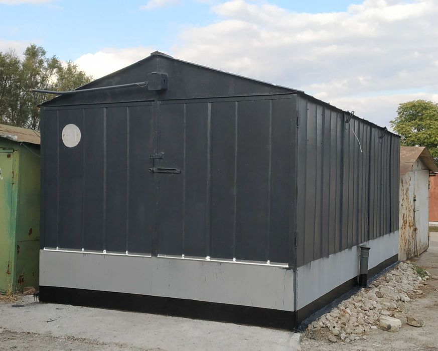 Металлический гараж в г/к Надежда на Левобережном 3 возле Каравана