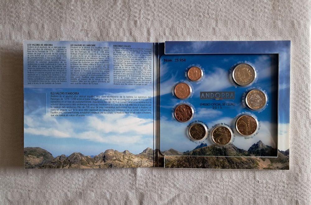 Set  Andorra 2015 - BNC