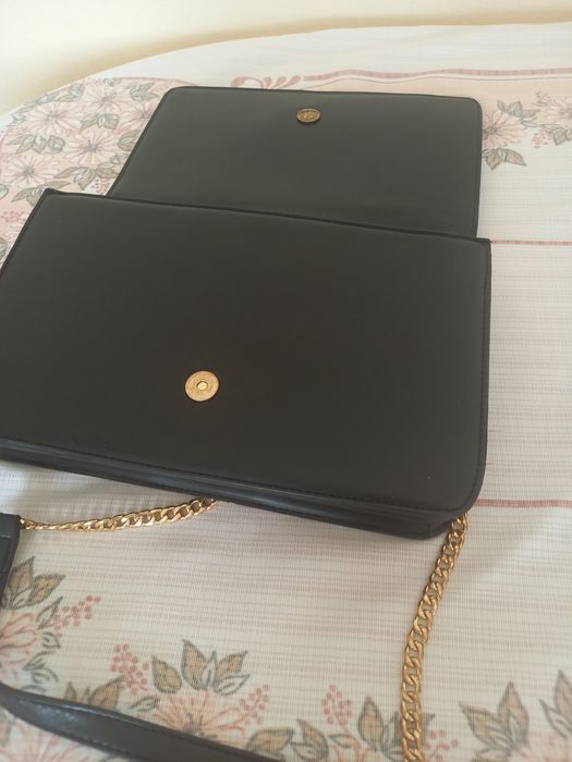 Czarna na łańcuszku torebka dwukomorowa nowa Reserved