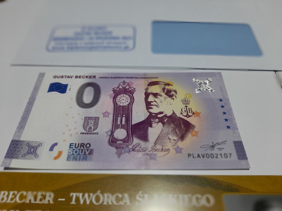 Banknot 0 euro Gustav Becker
