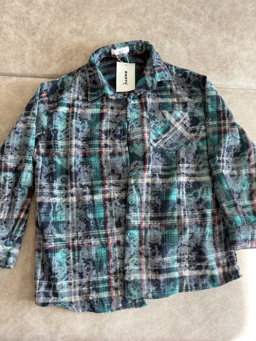 Сорочка Рубашка байка жіноча в клітинку