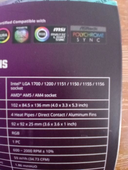 Cooler CPU Coolermaster Hyper 410R RGB
Cooler CPU Cooler Master