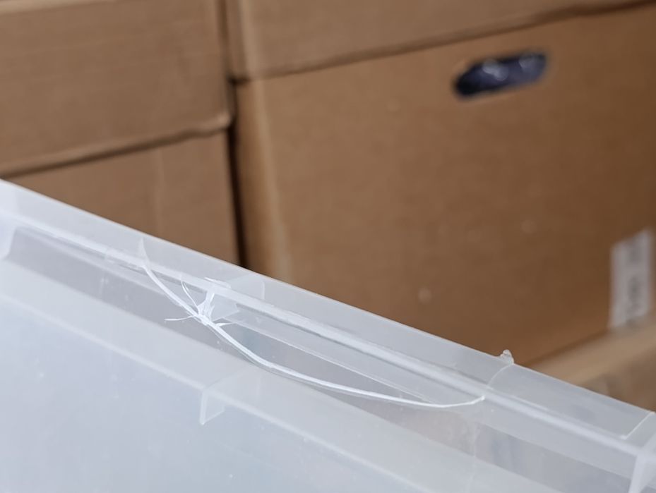 przezroczysty pojemnik do przechowywania Ikea 2 sztuki