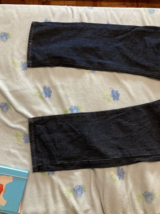 Calça Evisu Bootleg Tiger Embroidered Demin