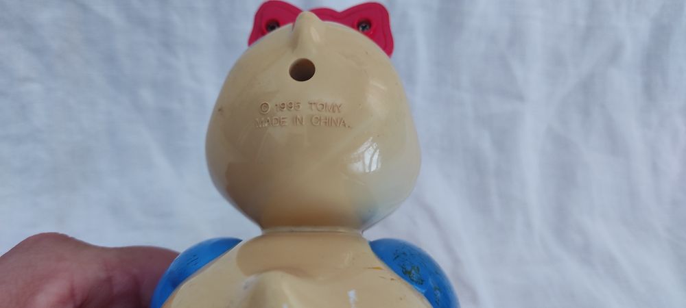 tomy/heros - Brinquedo Pull ducks 1995/Pull wood 1952 vintage