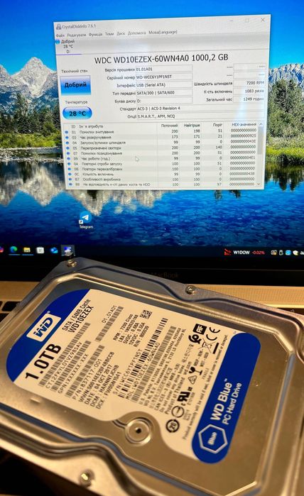 Проверены Б/У Новые HDD SSD 2.5 3.5 SATA USB M2 WD Samsung HGST Hitach