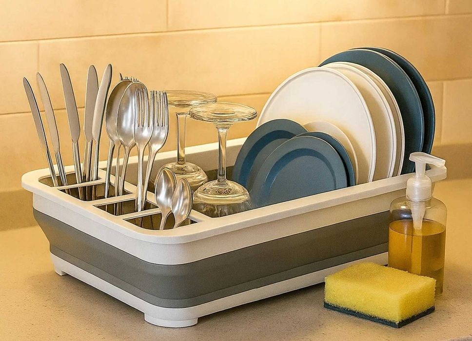 Ociekacz do naczyń VEZO składany 36×30 cm