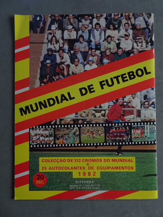 Caderneta de cromos vazia Mundial de Futebol Espanha 82 - Disvenda