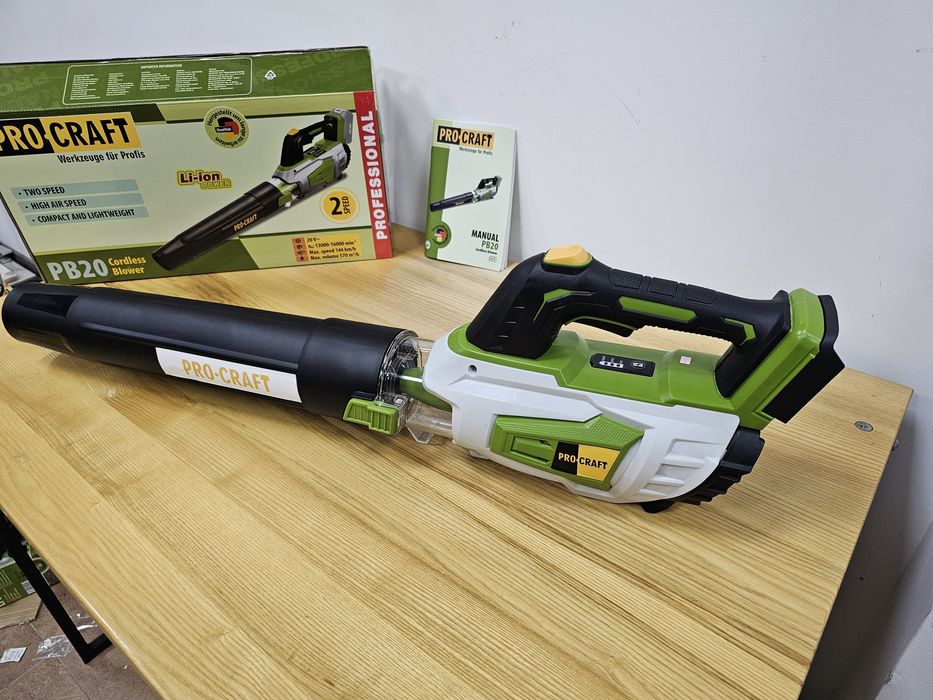 Воздуходувка Аккумуляторная дуйка ProCraft PB20 Гарантия 36мес