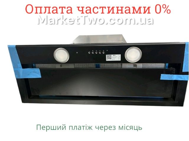 Вбудована витяжка AEG 80 см (чорне скло) ( А030408 ) Нова