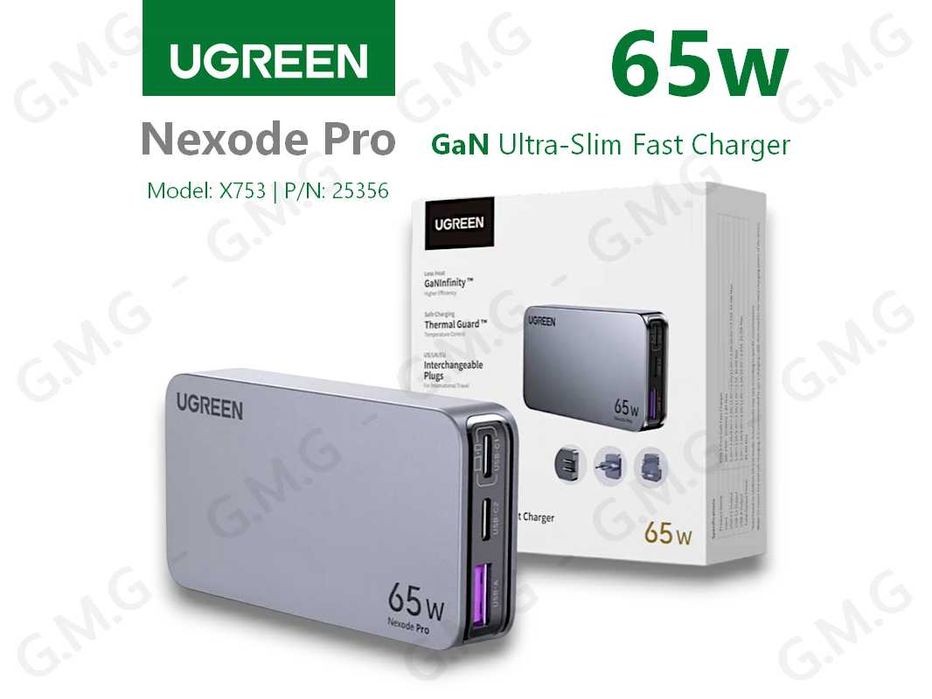 Зарядні пристрої UGREEN Nexode Pro GaN Fast Charger 65W / 100W / 160W