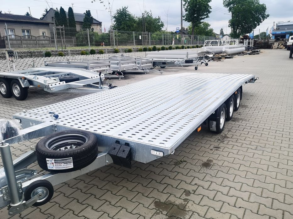 Przyczepa laweta wynajem Oferta na 6 lawet Wypożyczalnia