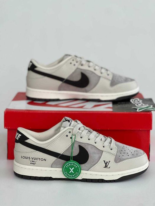 Мужские кроссовки Nike SB Dunk Low x Louis Vuitton. Размеры 40-45