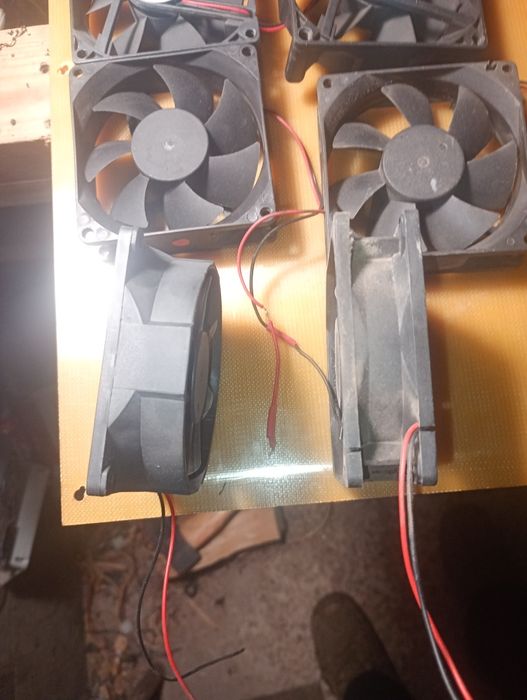 Вентилятор, кулер 80х80мм -12 в