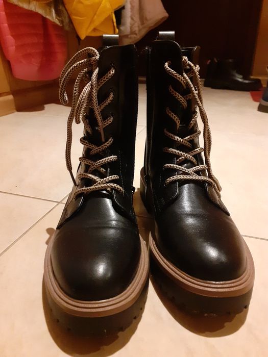 Czarne buty Glany