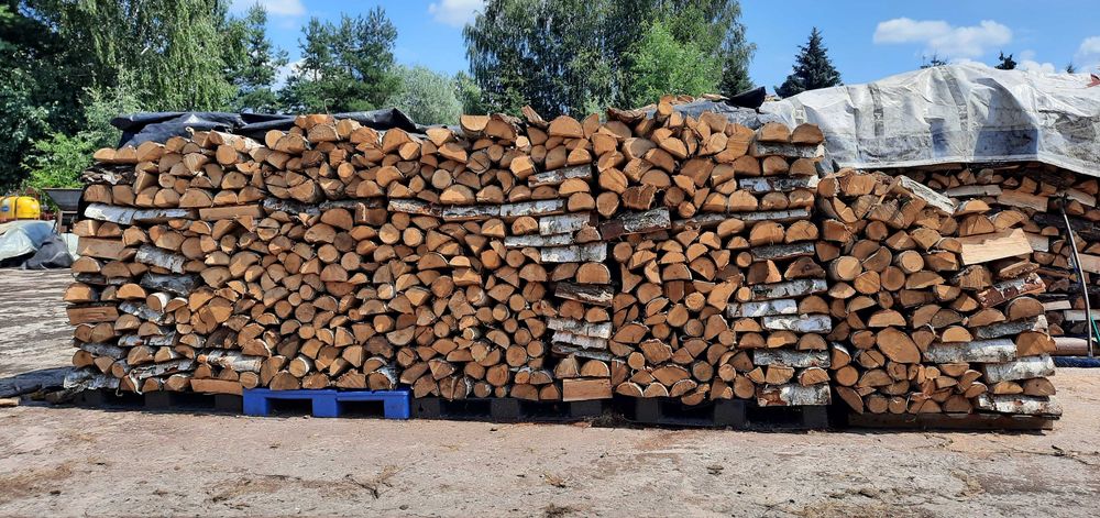 Drewno kominkowe olcha, brzoza, akacja, sosna - transport gratis