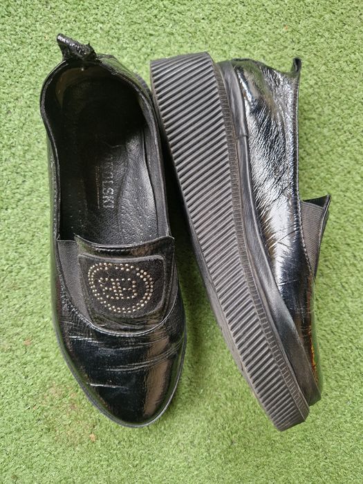 Buty lakierki skóra naturalna 36/37