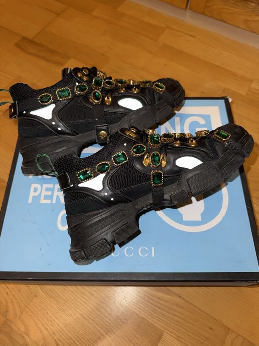gucci flashtrek crystals