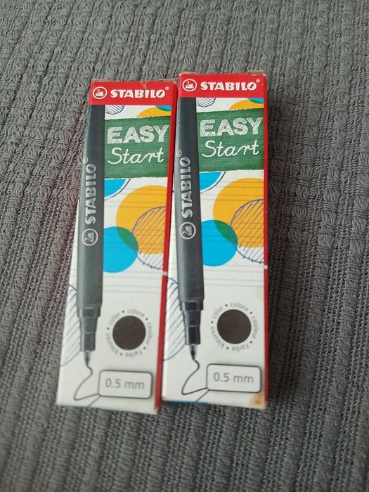 9 x wkładki do pióra stabilo easy Start czarny