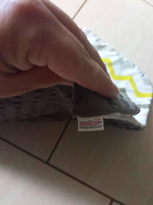 Kocyk minky do wózka spacerówki .