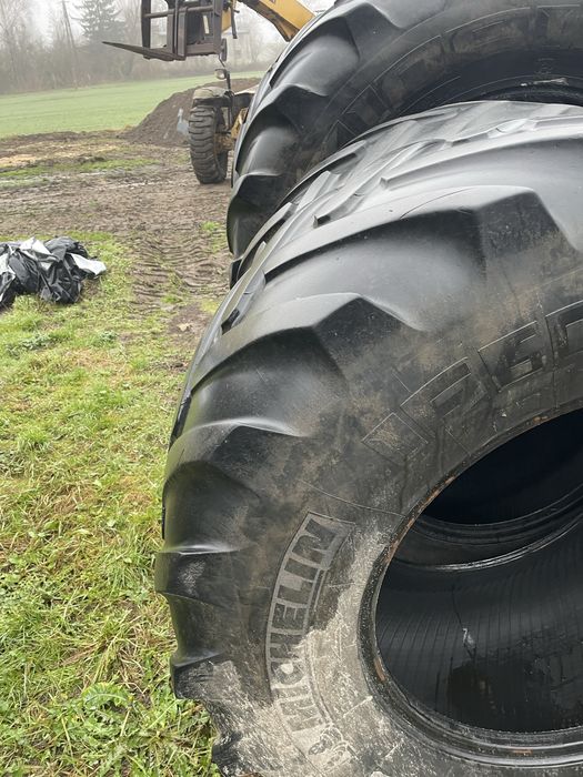 Opony michelin, 710/70 R42 i 600/70 R30. Komplet cztery sztuki bez łat
