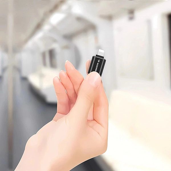 Adapter Wozinsky WALC-01 Lightning - USB-C - czarny