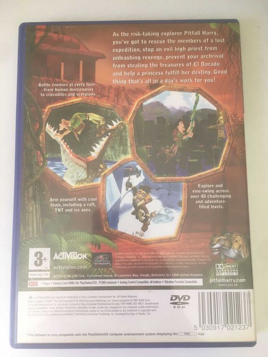 PS2 - Pitfall: The Lost Expedition