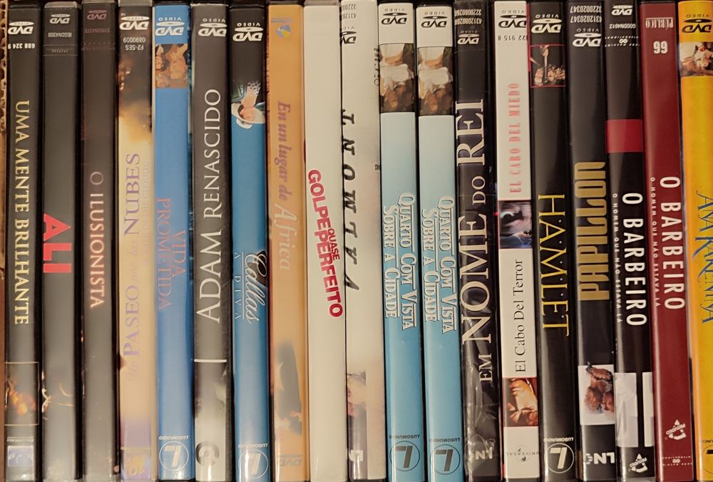 DVD's diversos (preço de cada)