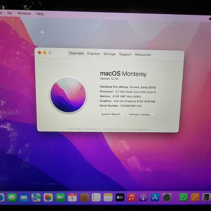 Macbook Pro 13 (2015) - Model A1502