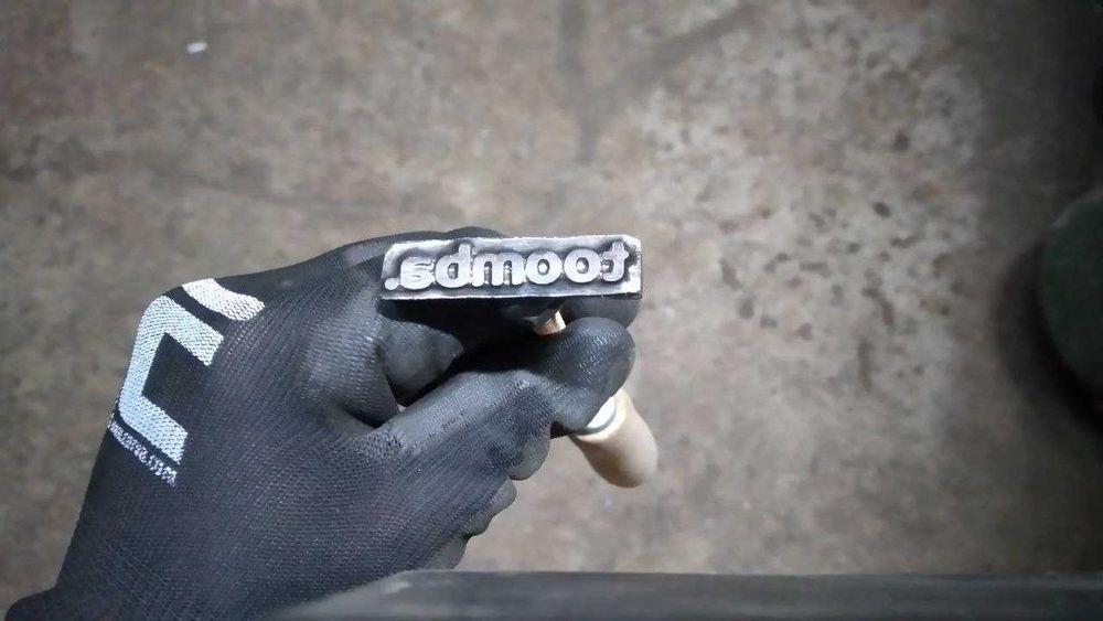 Штамп (клеймо) для дерева. Кліше для столярів.