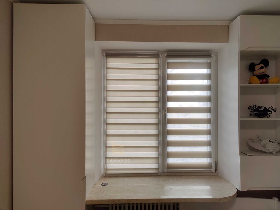 Рулонні штори blackout або термо, Ролети день-ніч, Тканеві жалюзі