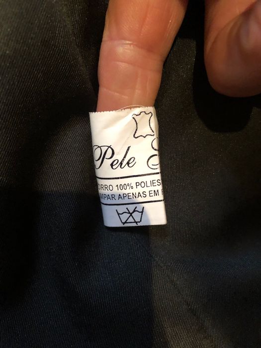 Casaco comprido pele genuína Capicua 303