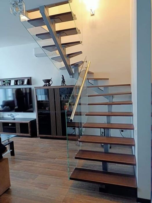 Робимо сходи, перила.Всі види каркасів.Обшивка деревом.