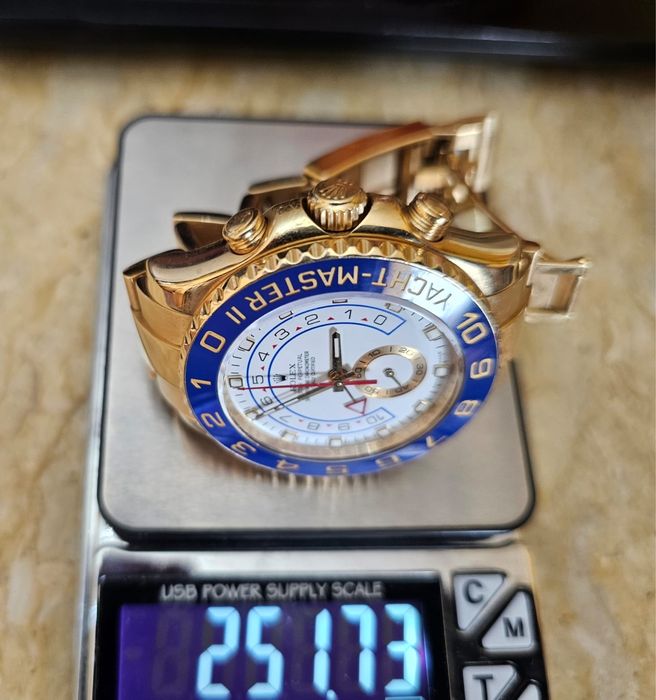 Rolex Yacht Master II zloto 18k super stan, komplet.