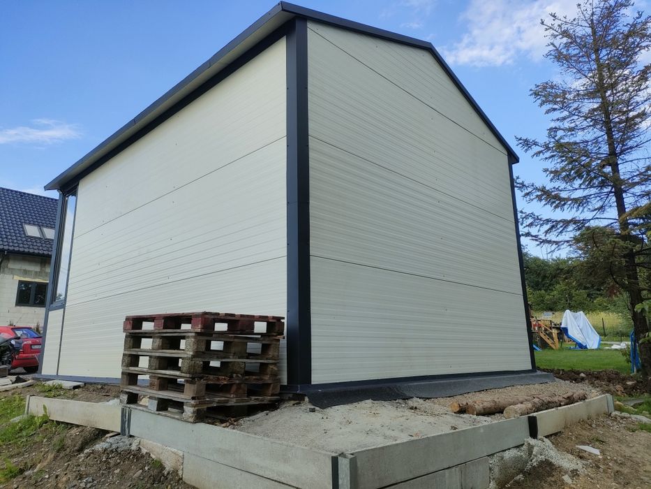 Garaż stalowy , pomieszczenie gospodarcze, wiaty , pergole, domki