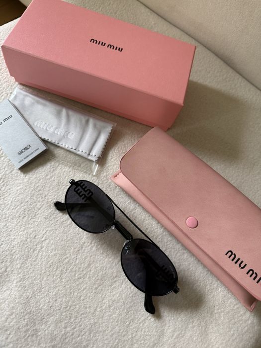 Okulary miu premium czarne etui