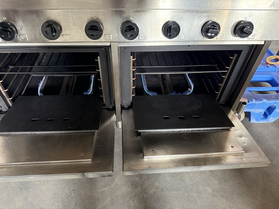 Fogão junex 6 Queimadores mais dois fornos fornalhas LINHA 900